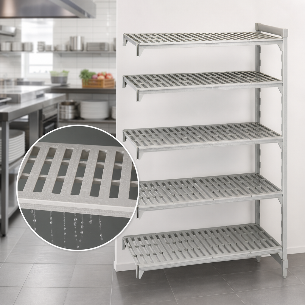 Five Vented Shelf Plates
