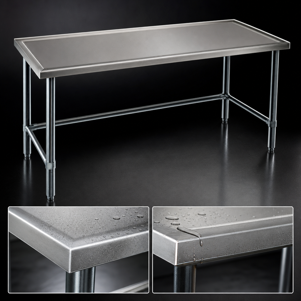 Marine-Edge Stainless Steel Top