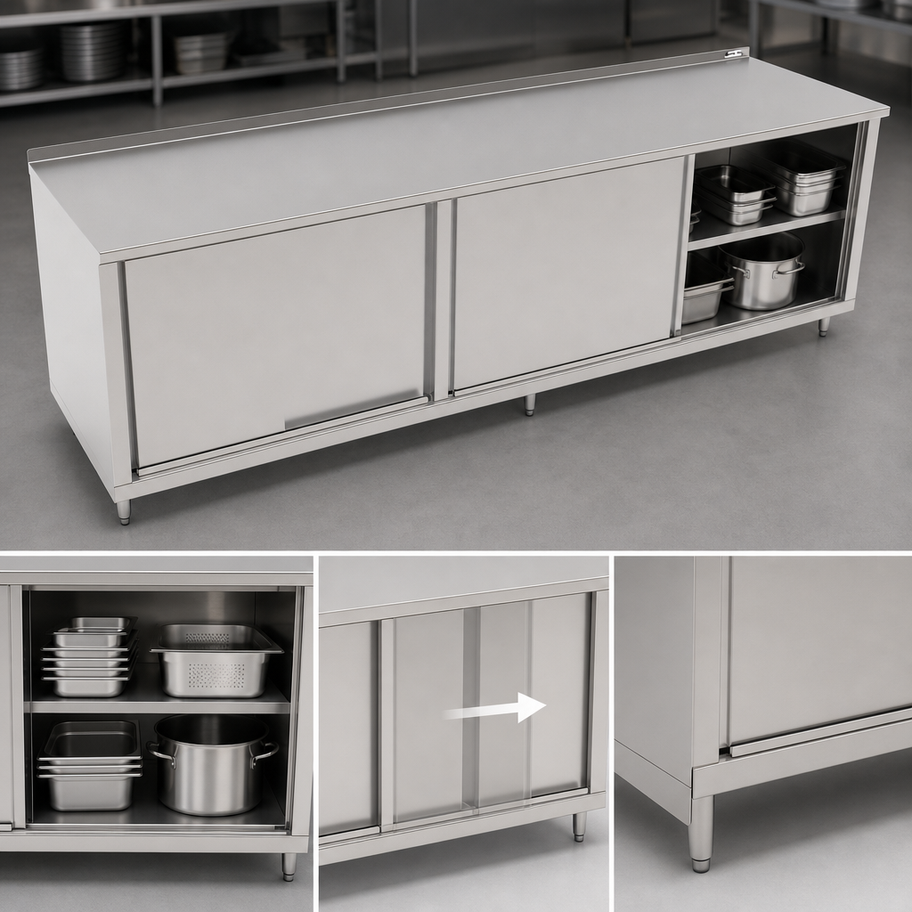 Sliding Door Cabinet Base