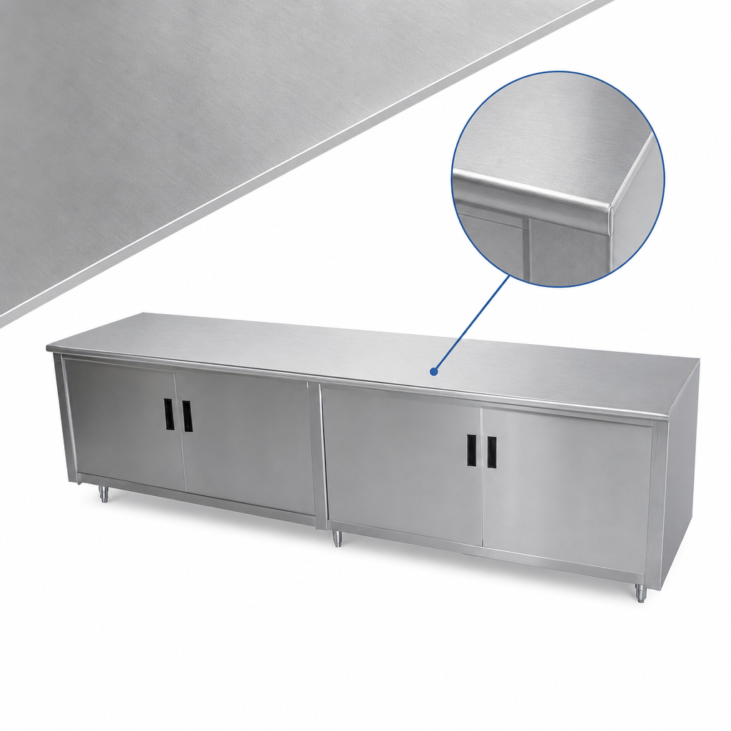 14 Gauge 304 Stainless Steel Top