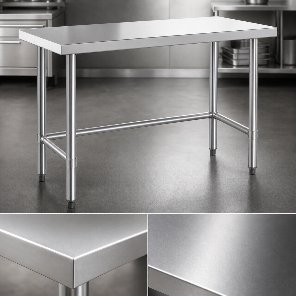 18 Gauge 304 Stainless Steel Top