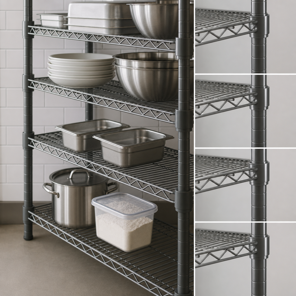 Quad-Adjust Shelf Design