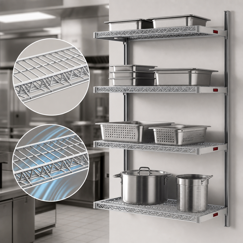 QuadTruss® Wire Shelves