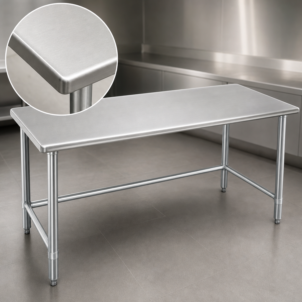 16-Gauge 304 Stainless Steel Top