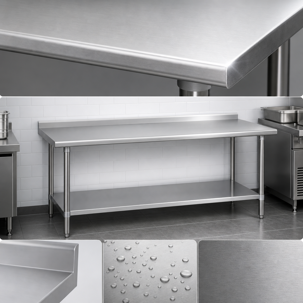 16-Gauge 400 Series Stainless Steel Top