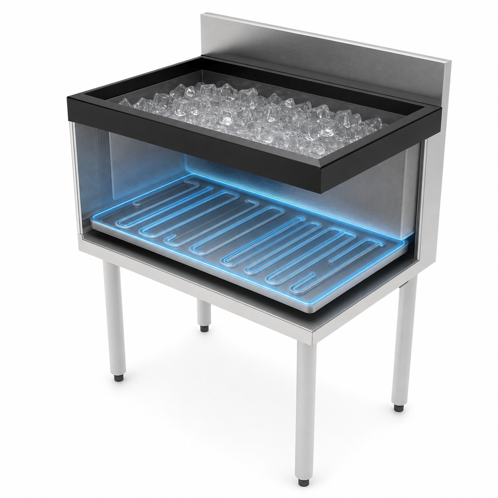Concealed 10-Circuit Cold Plate