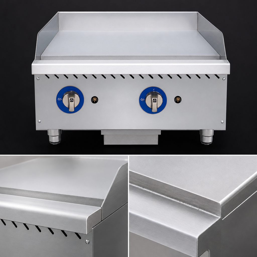 1-Inch Polished Griddle Plate