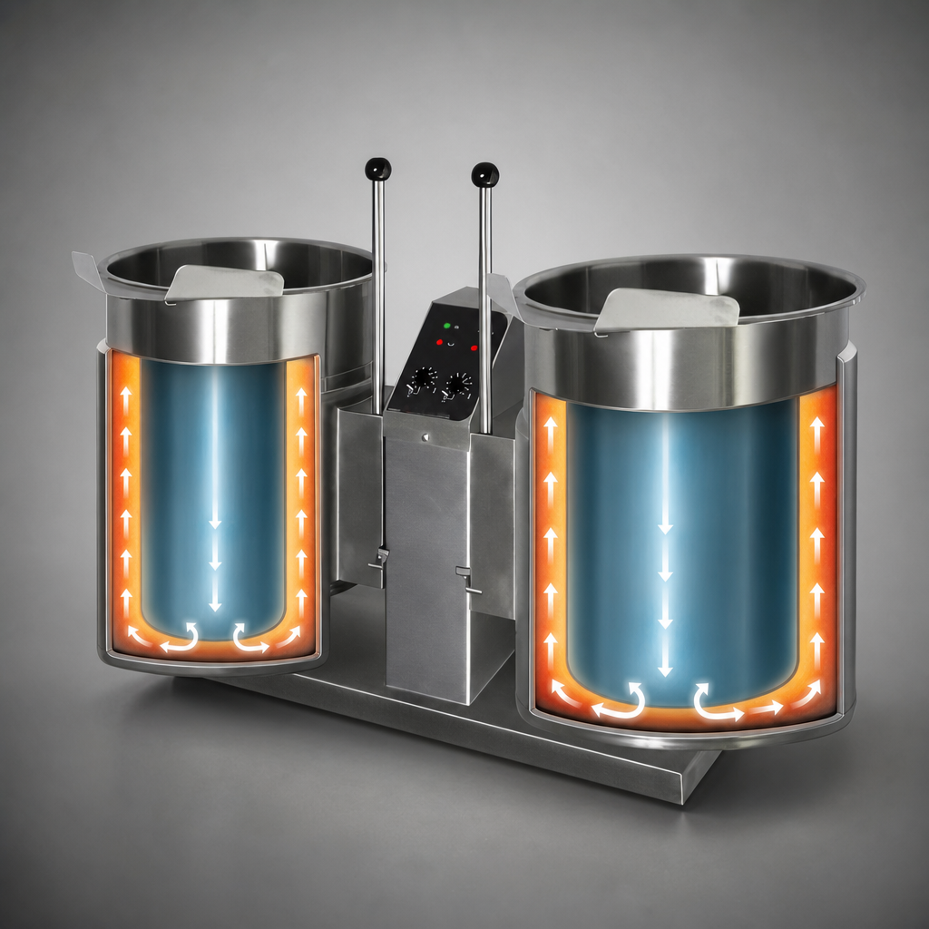 Self-Contained 2/3 Steam-Jacketed Design