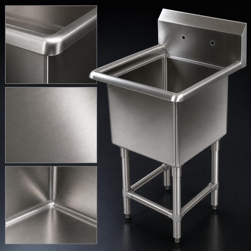 16-Gauge Stainless Steel Construction