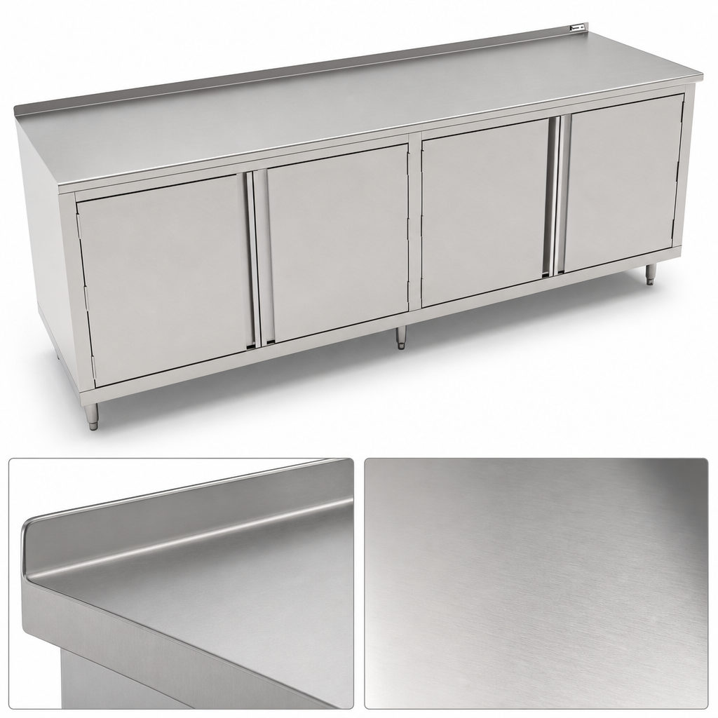 16-Gauge 300-Series Stainless Steel Top
