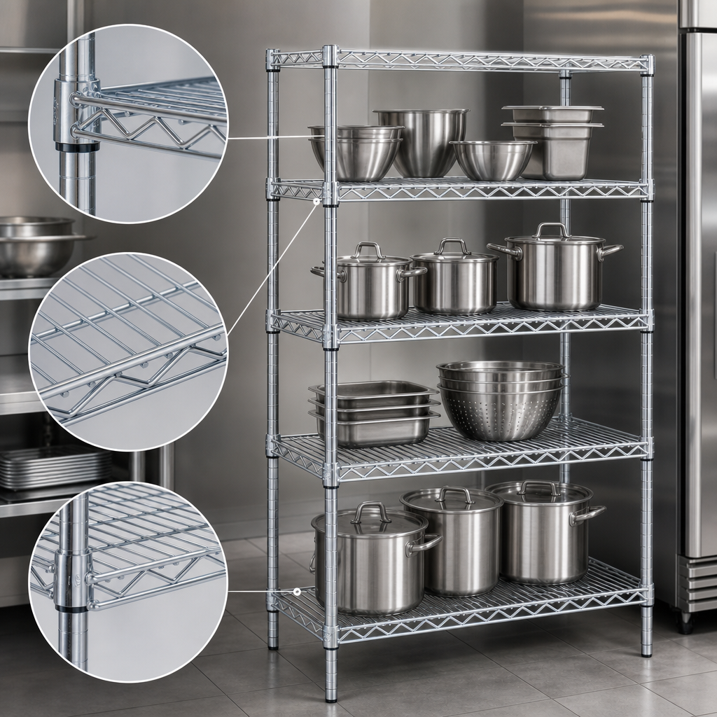 Patented QuadTruss® Shelves