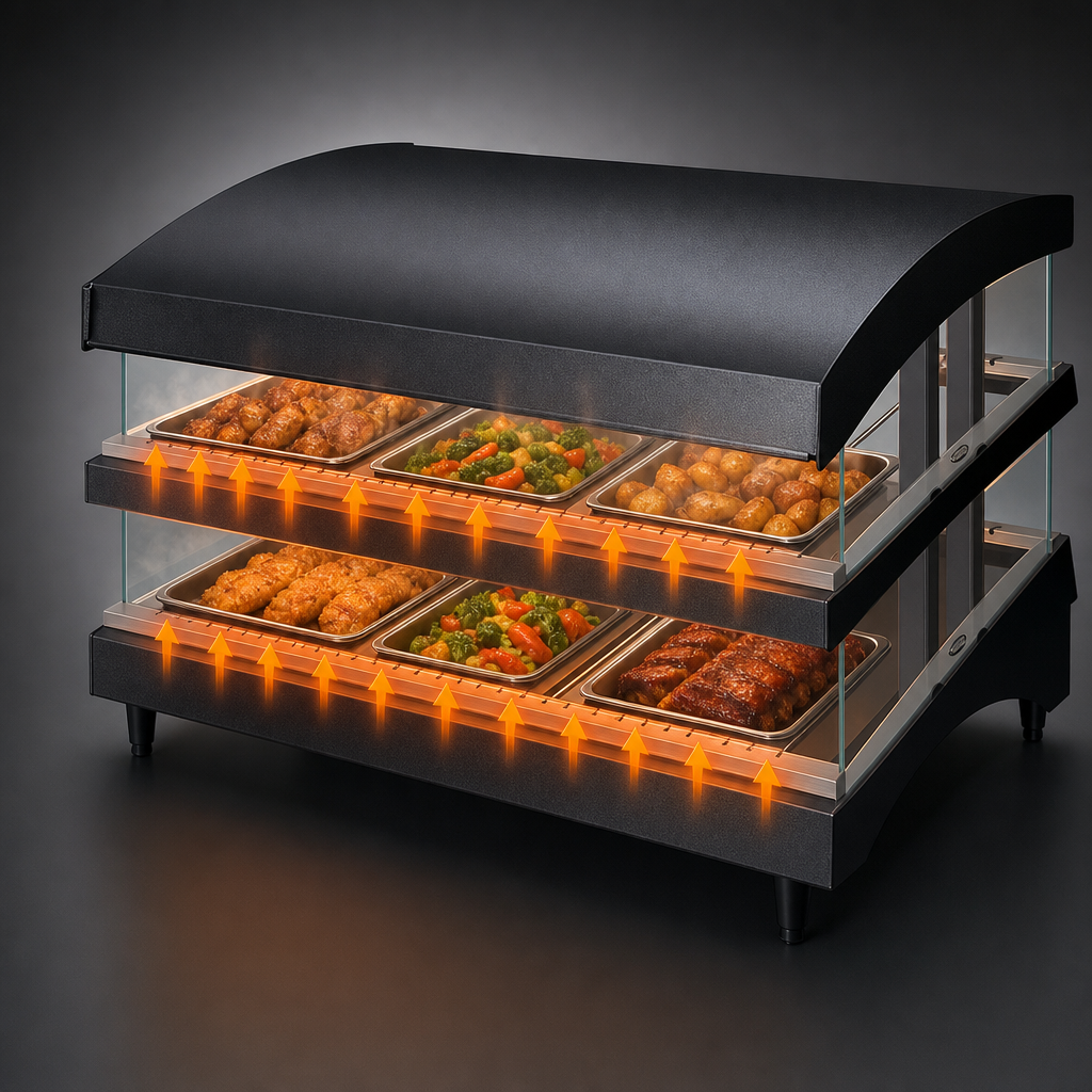 Heated Glass Shelves