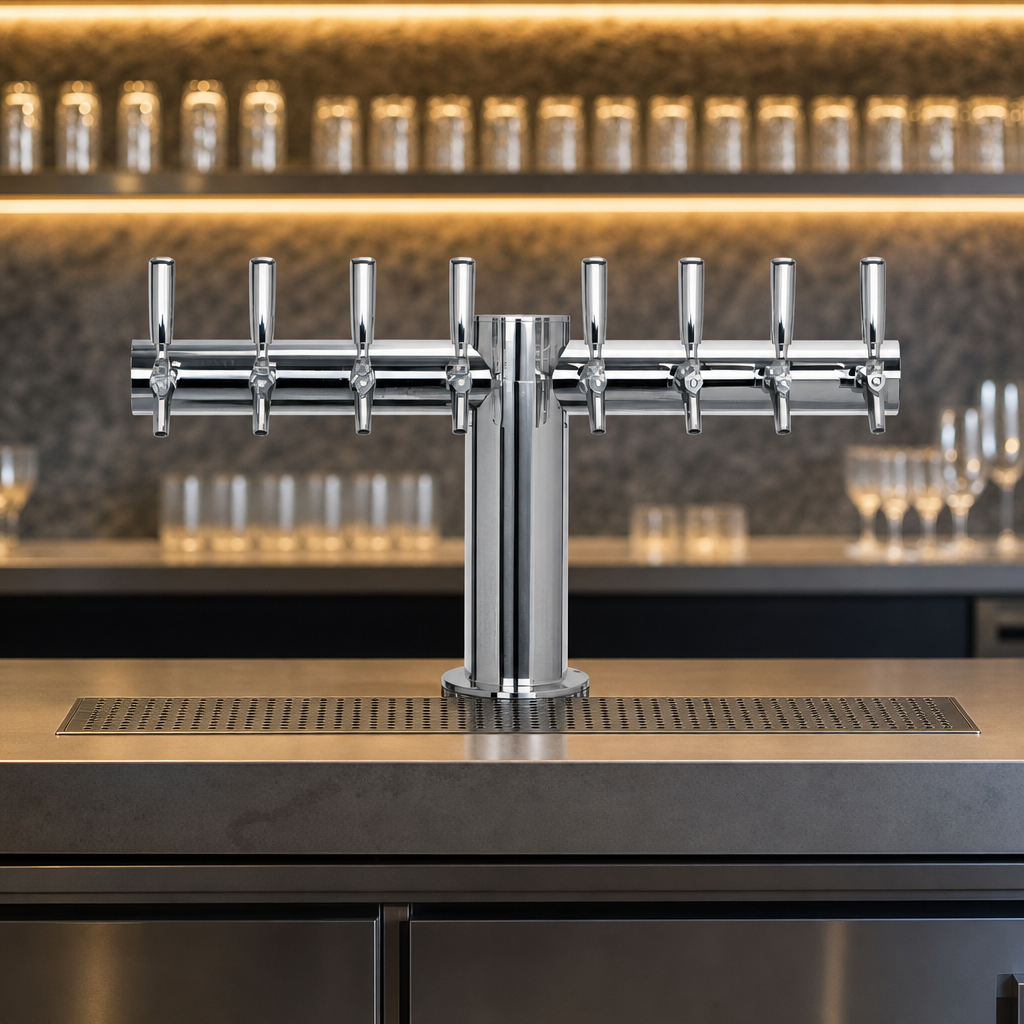 Eight-Faucet Capacity