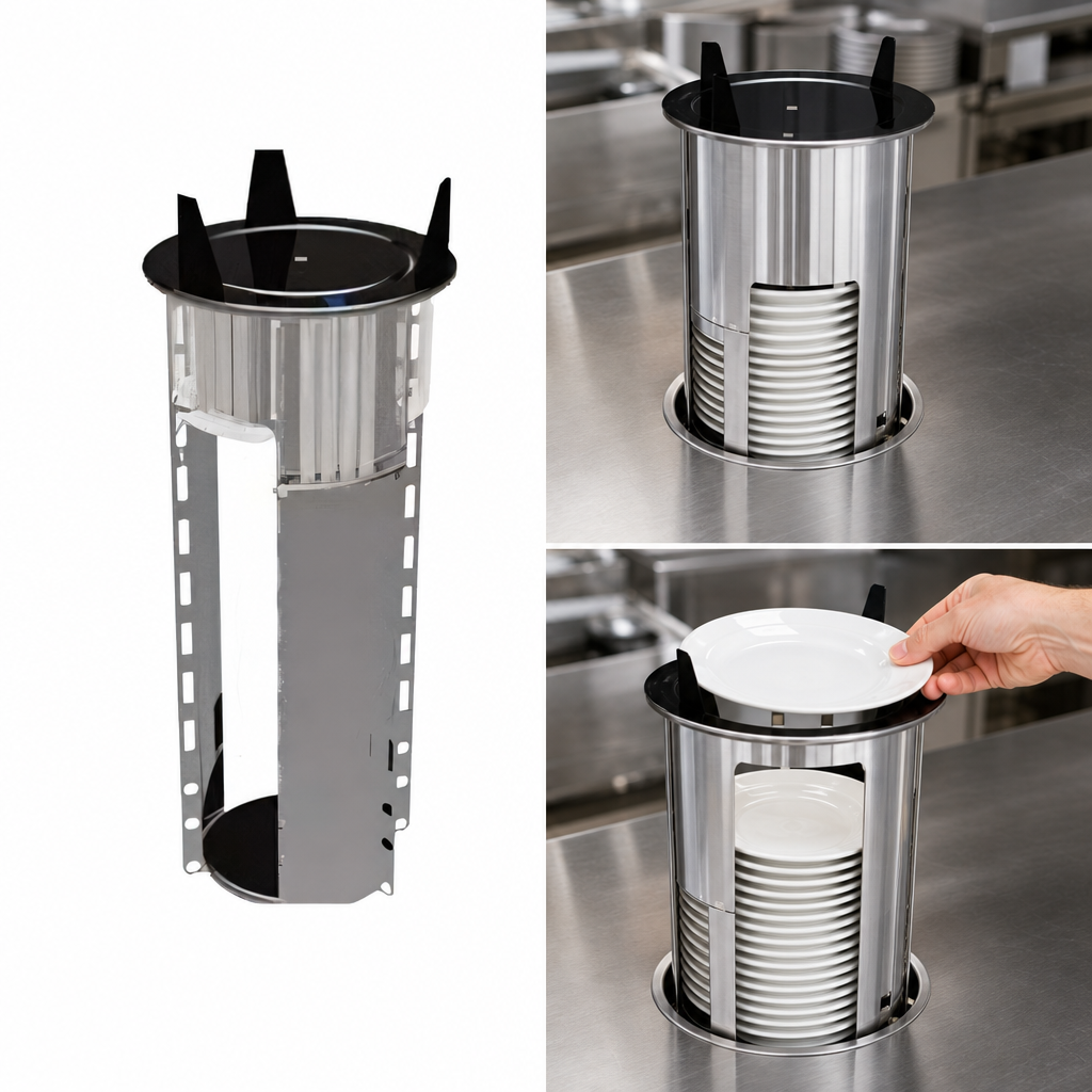 Single Self-Elevating Dispensing Tube