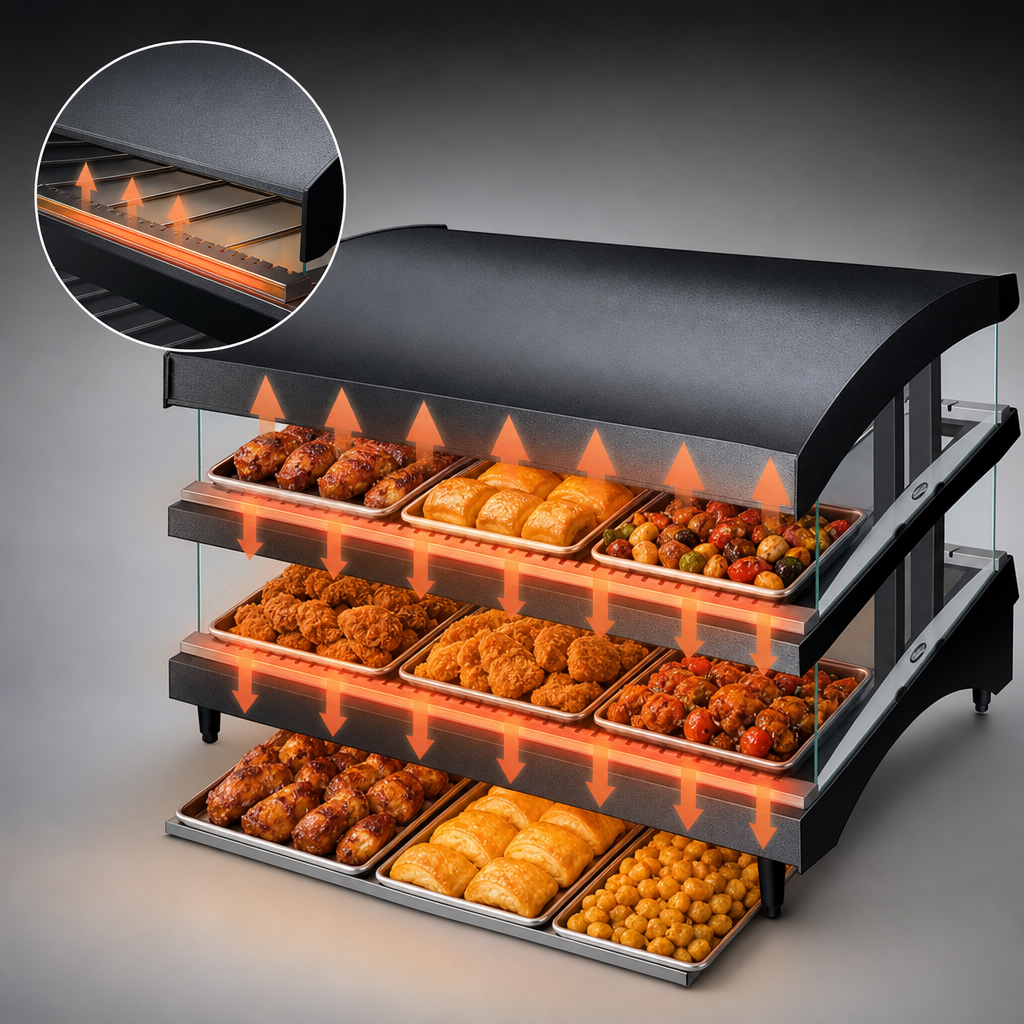 Heated Glass Shelves