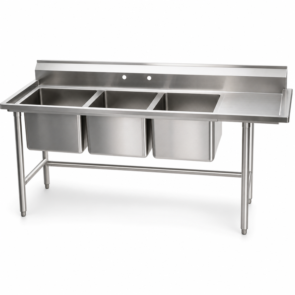 Three Compartment Sink