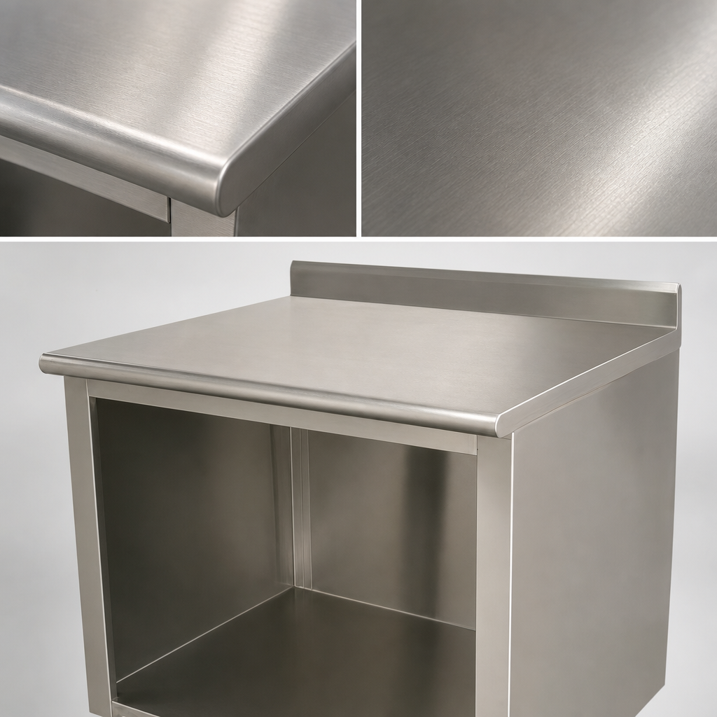 14-Gauge 304 Stainless Steel Top
