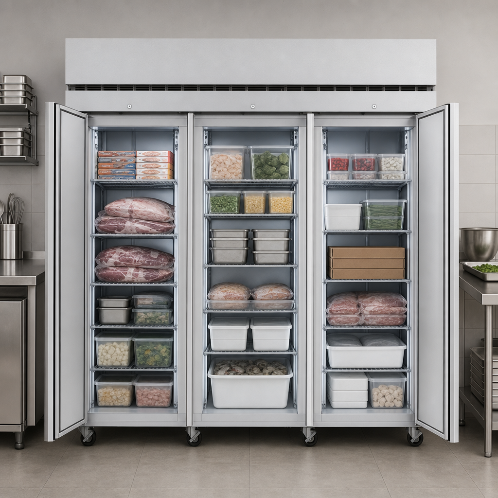 Three-Section Storage