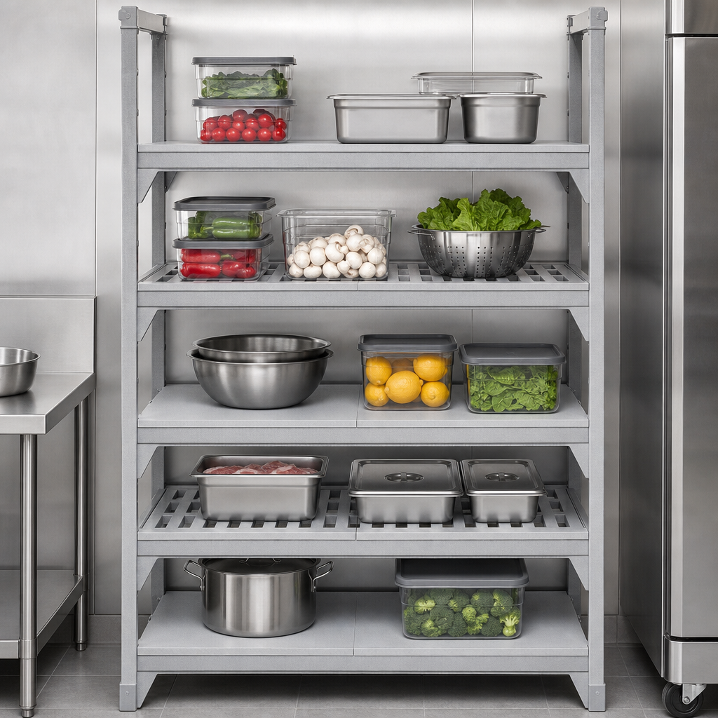 Mixed Vented And Solid Shelf Plates