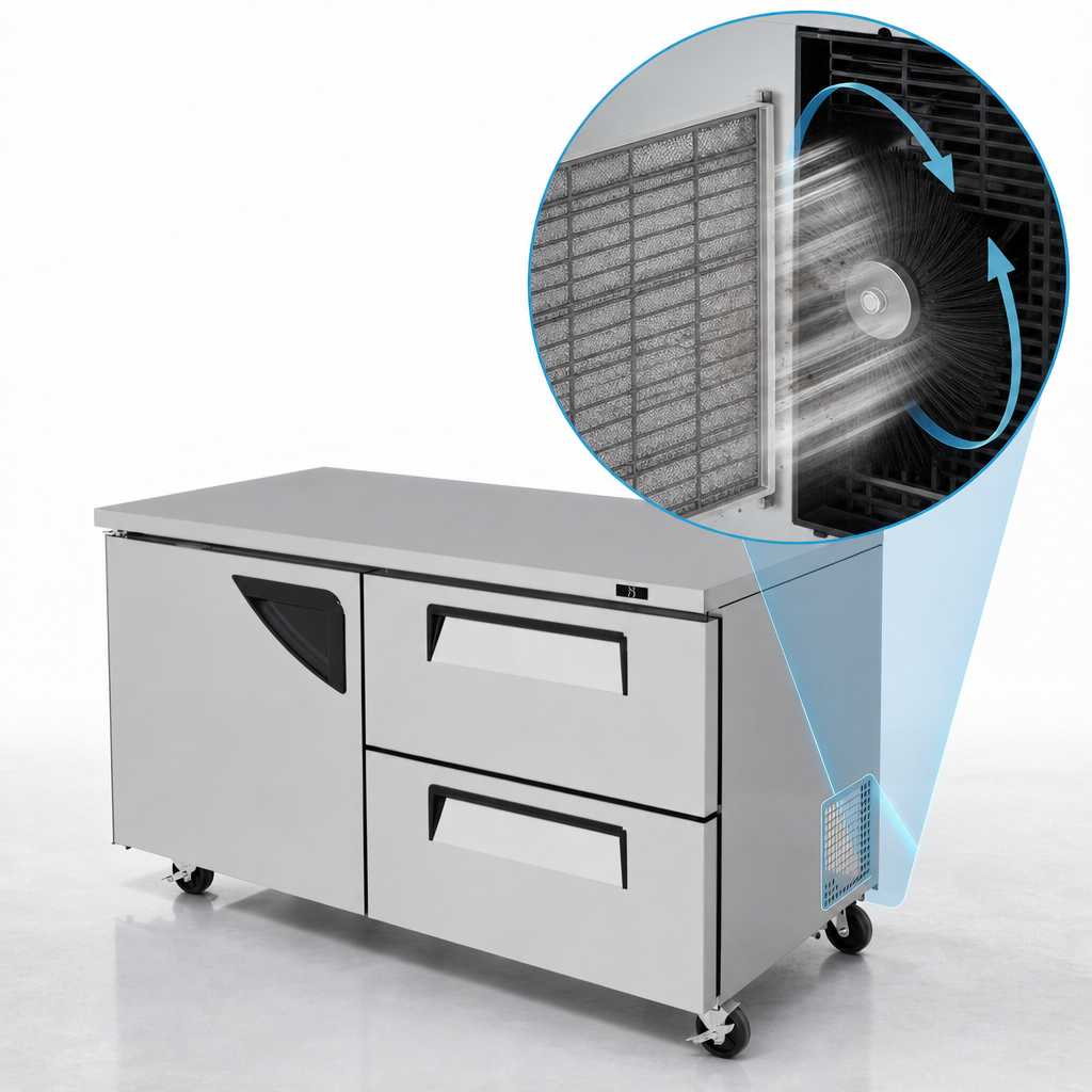 Self-Cleaning Condenser
