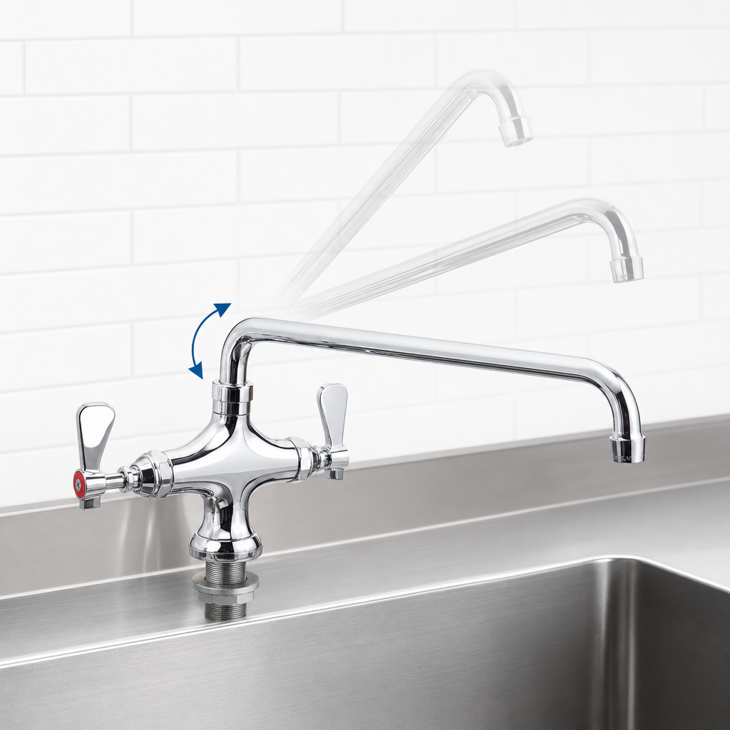 18-Inch Double-Jointed Swing Spout
