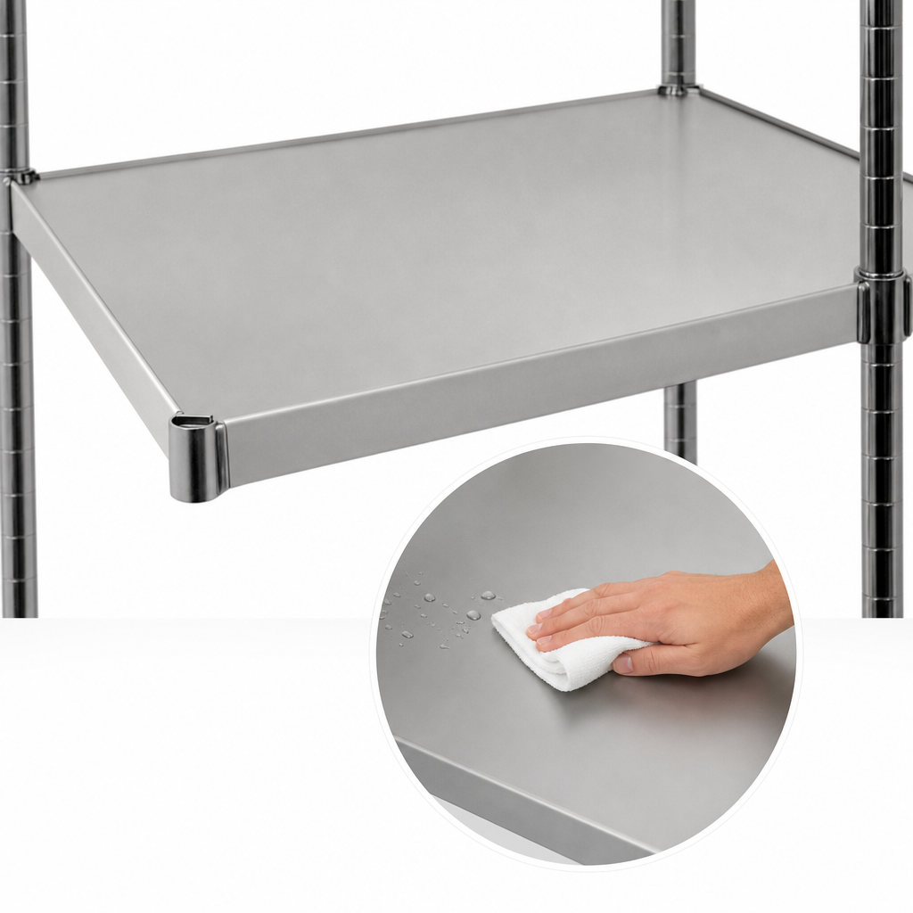 Solid Shelf Surface