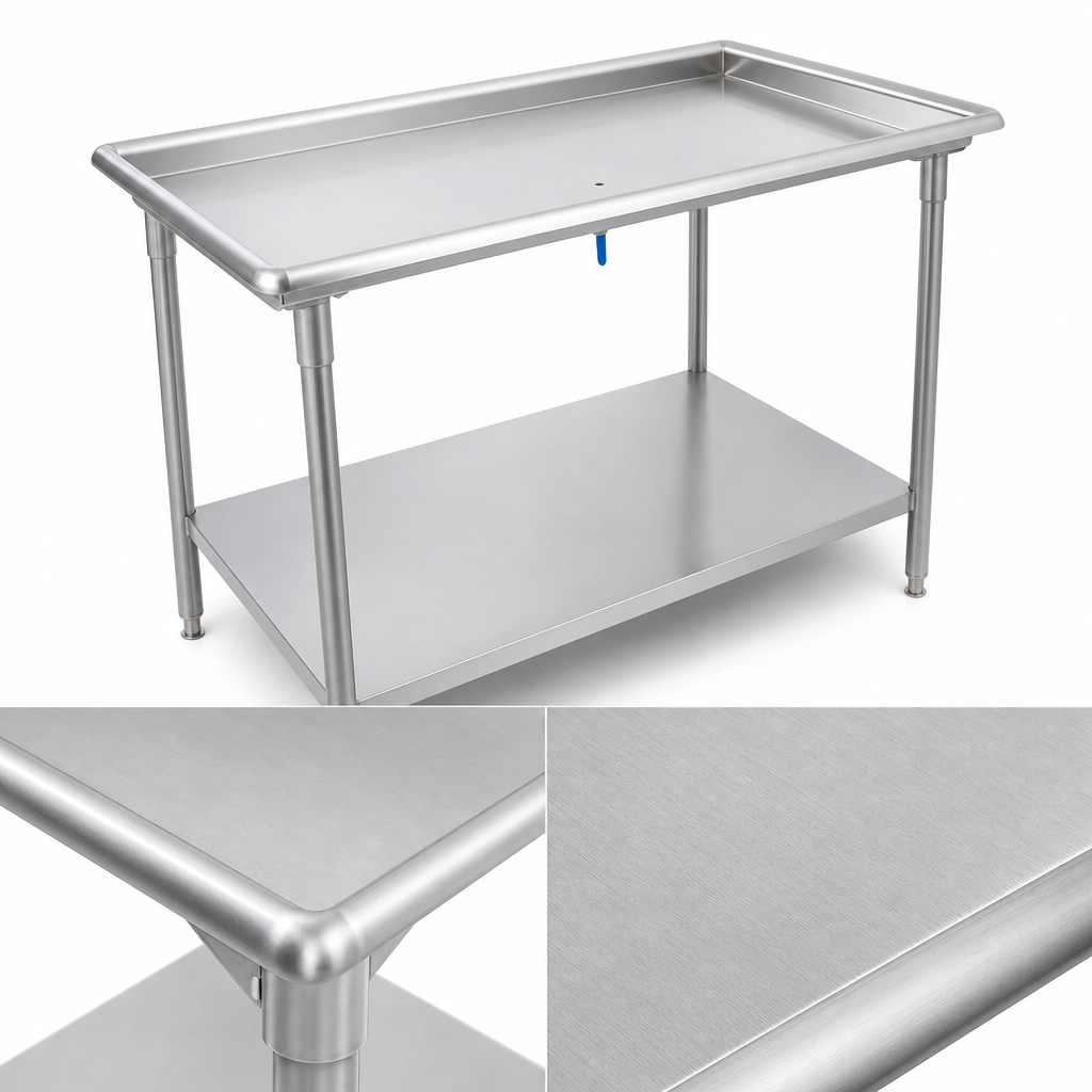 16-Gauge Type 300 Stainless Steel Top