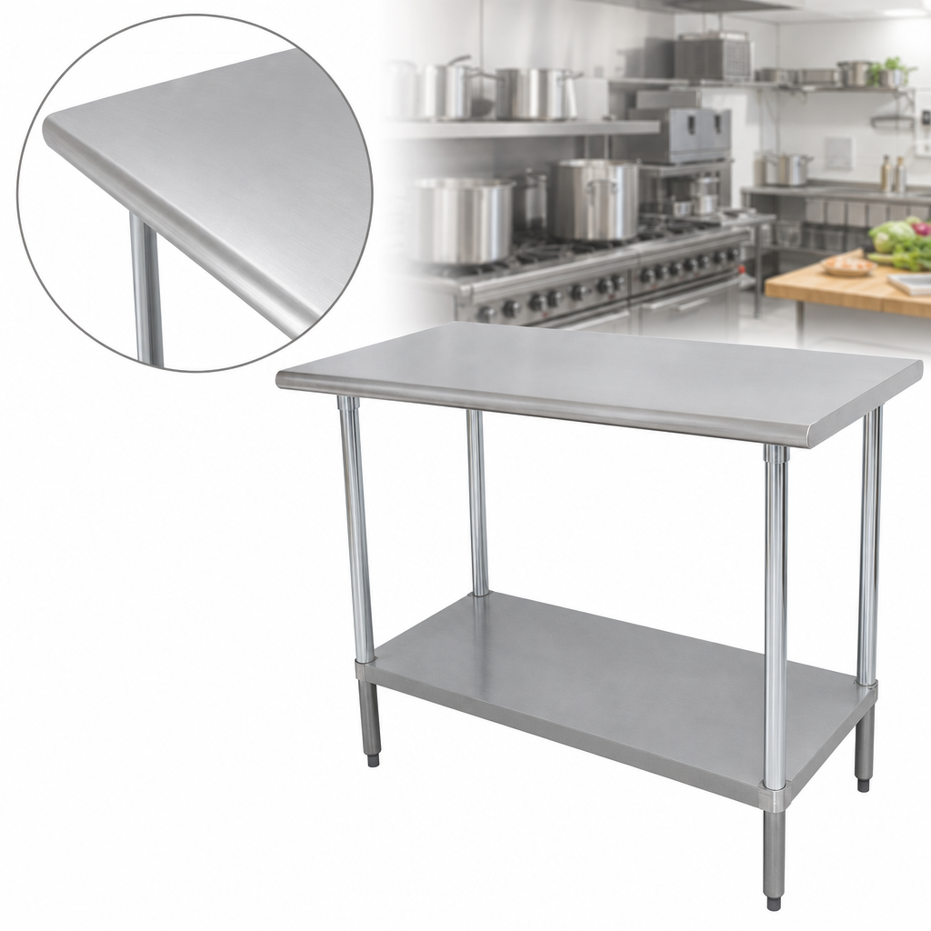 16-Gauge 304 Stainless Steel Top