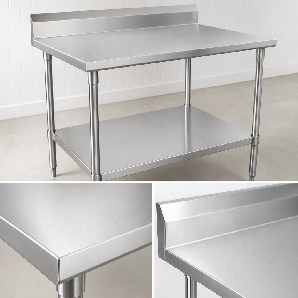 16-Gauge Type 300 Stainless Steel Top