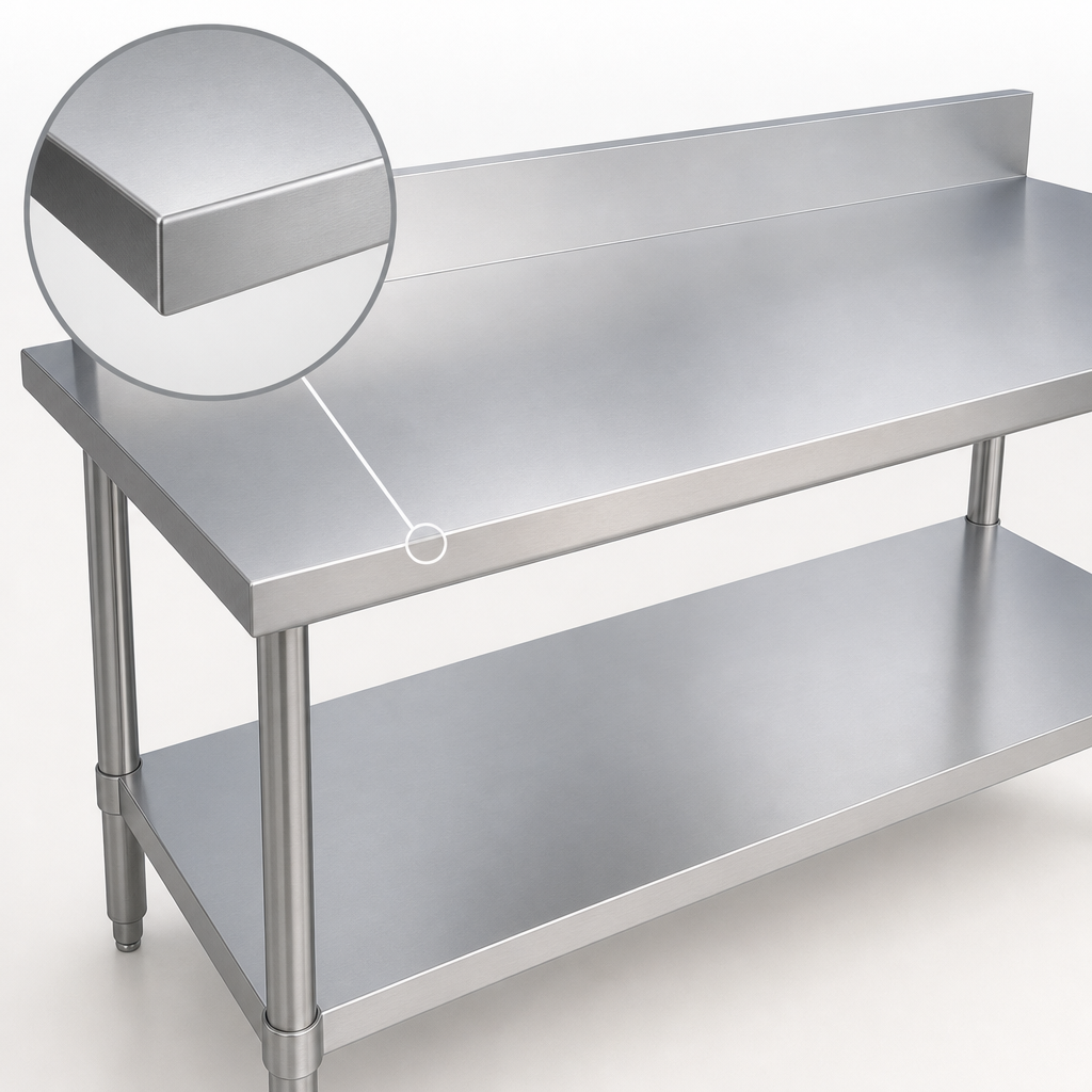 14-Gauge 300 Series Stainless Steel Top