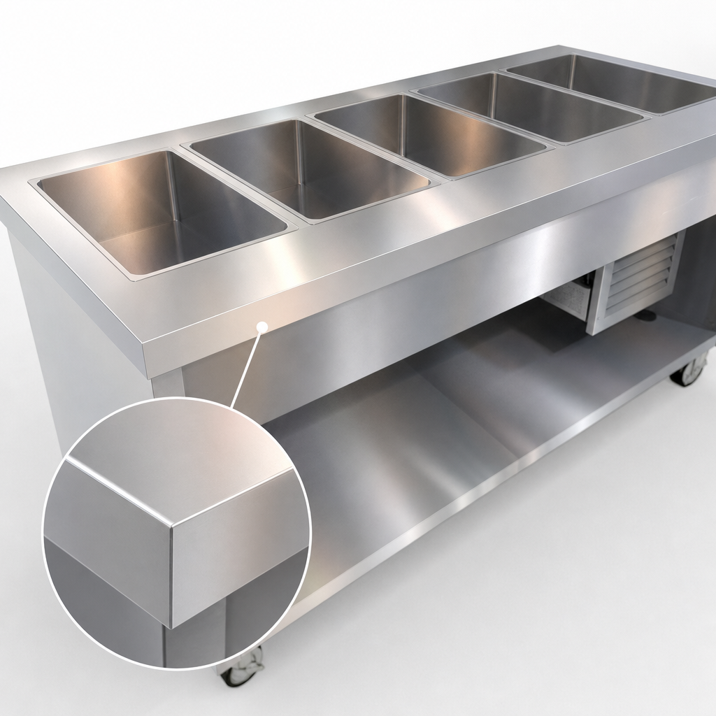 16 Gauge 300 Series Stainless Steel Top