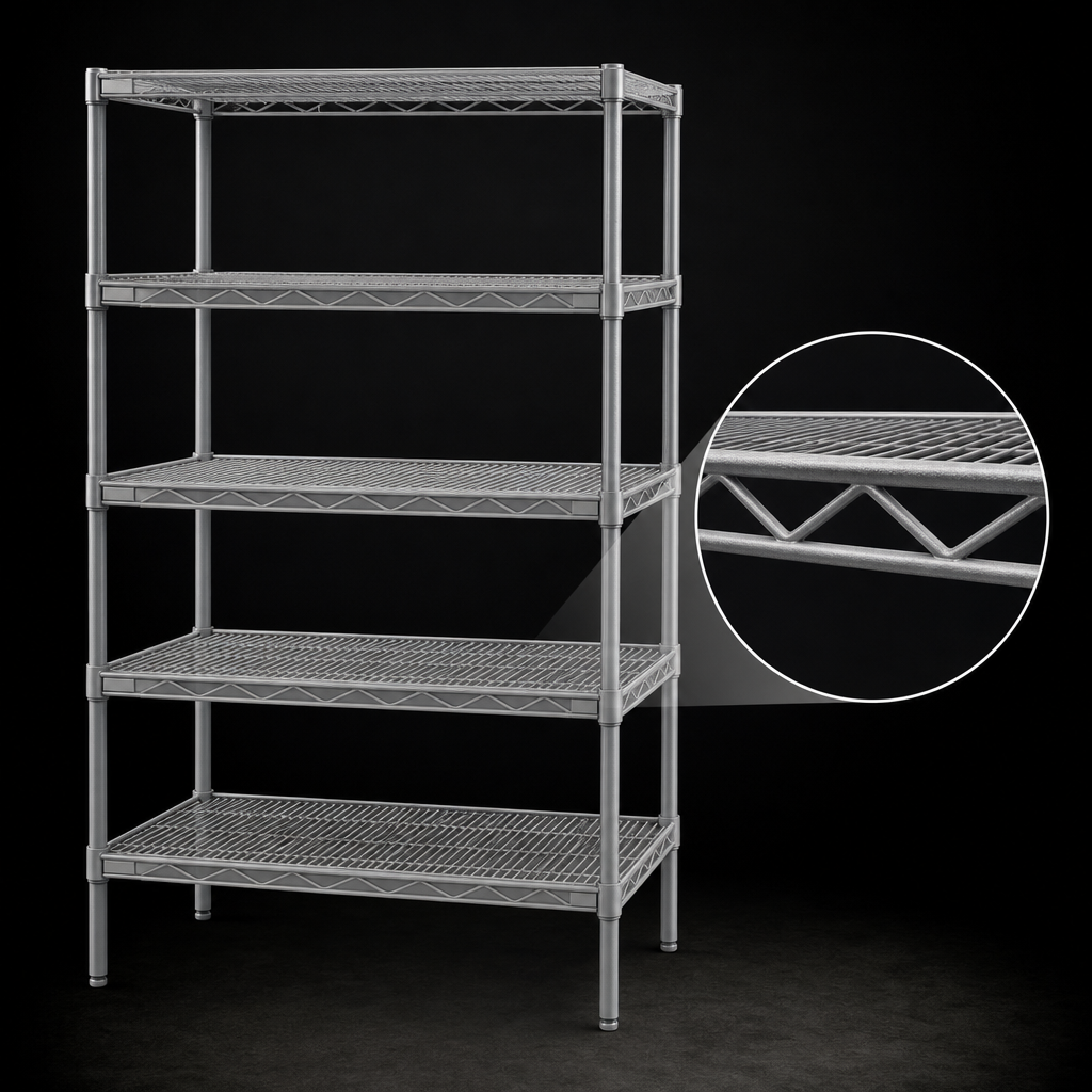 Patented QuadTruss Shelves