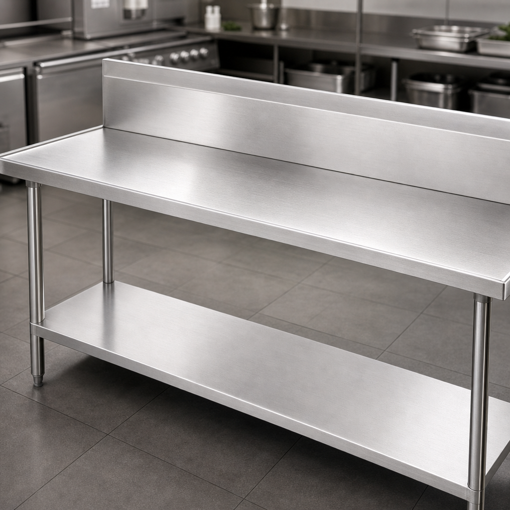 14-Gauge 304 Stainless Steel Top