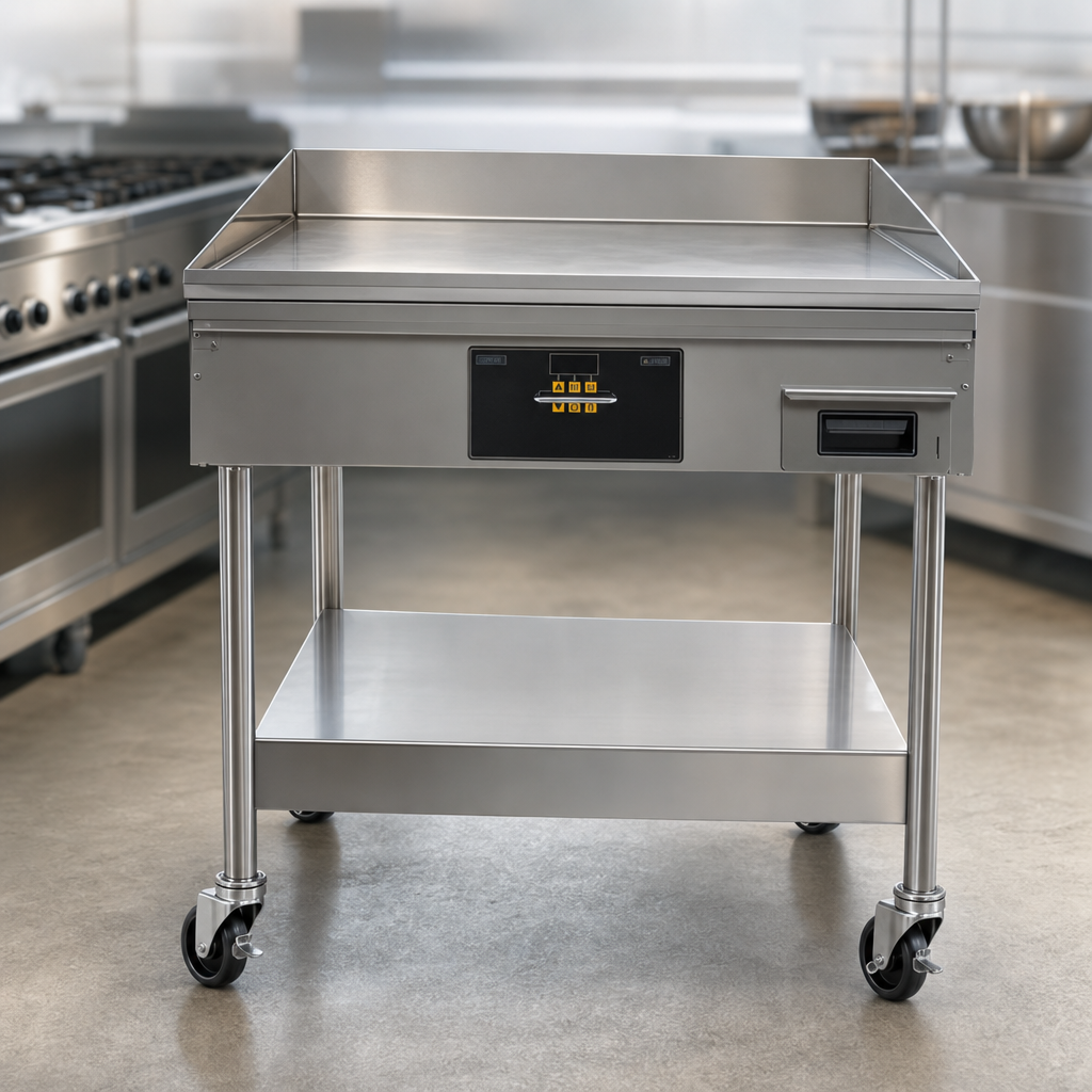 Includes Stand With Casters