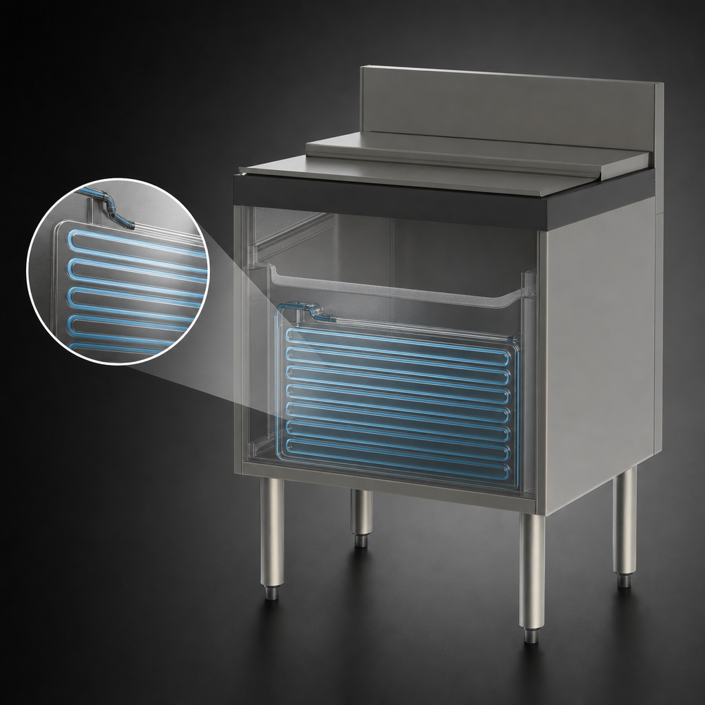 Concealed 10-Circuit Cold Plate