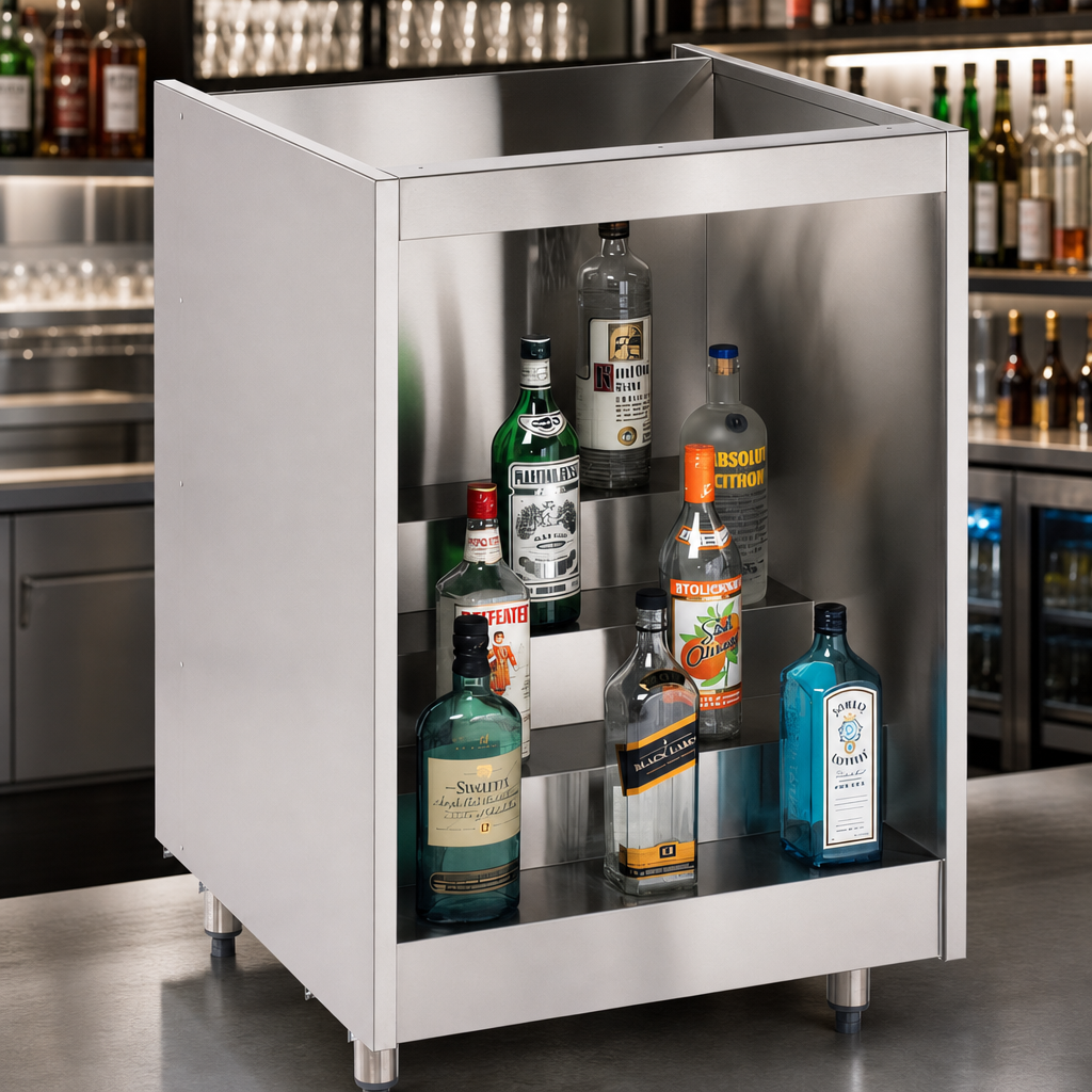 Four-Step Liquor Display