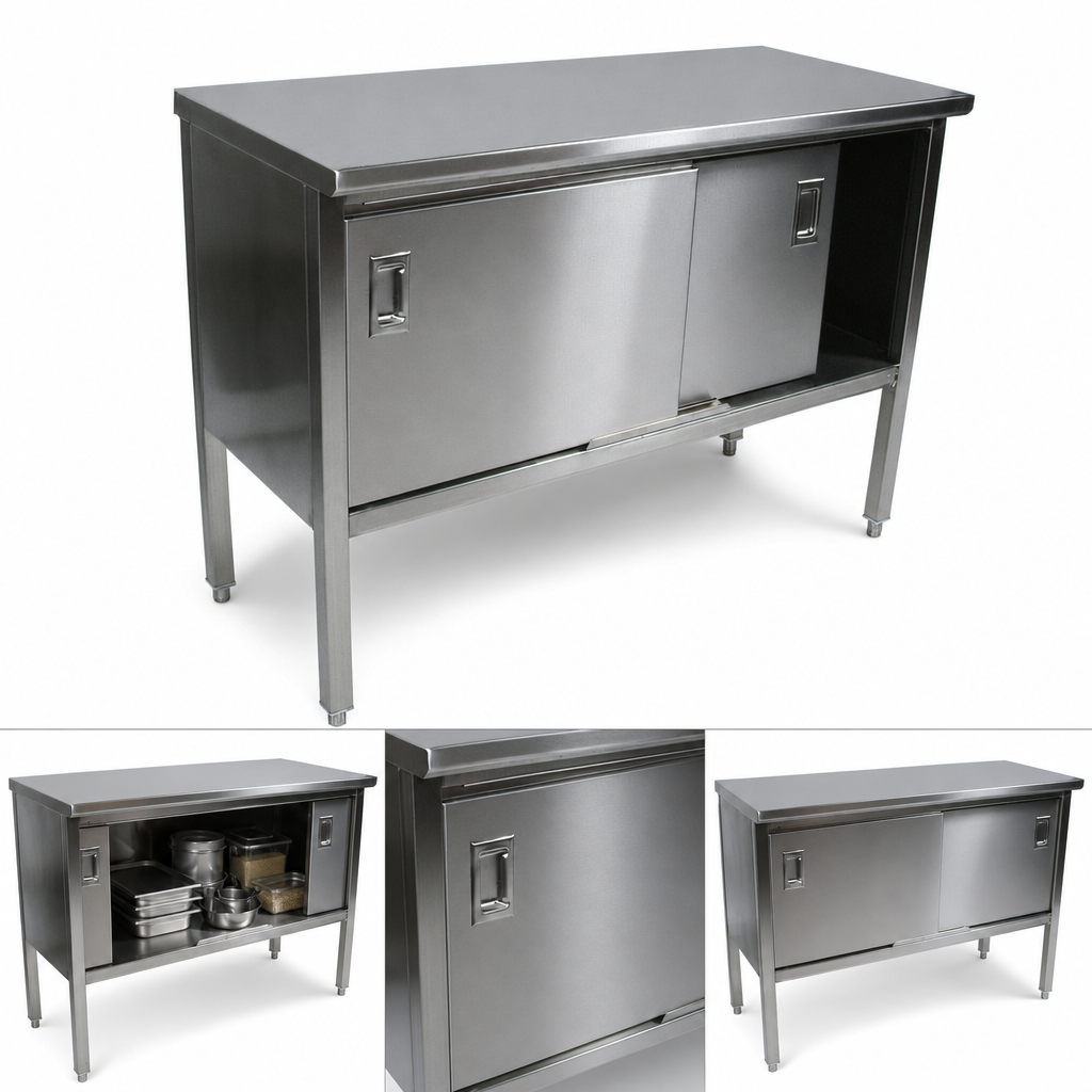 Cabinet Base with Sliding Doors
