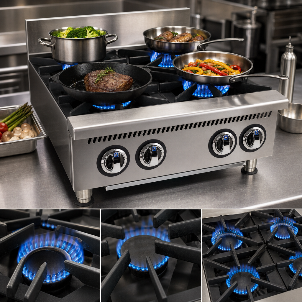 30,000 BTU Cast Iron Burners