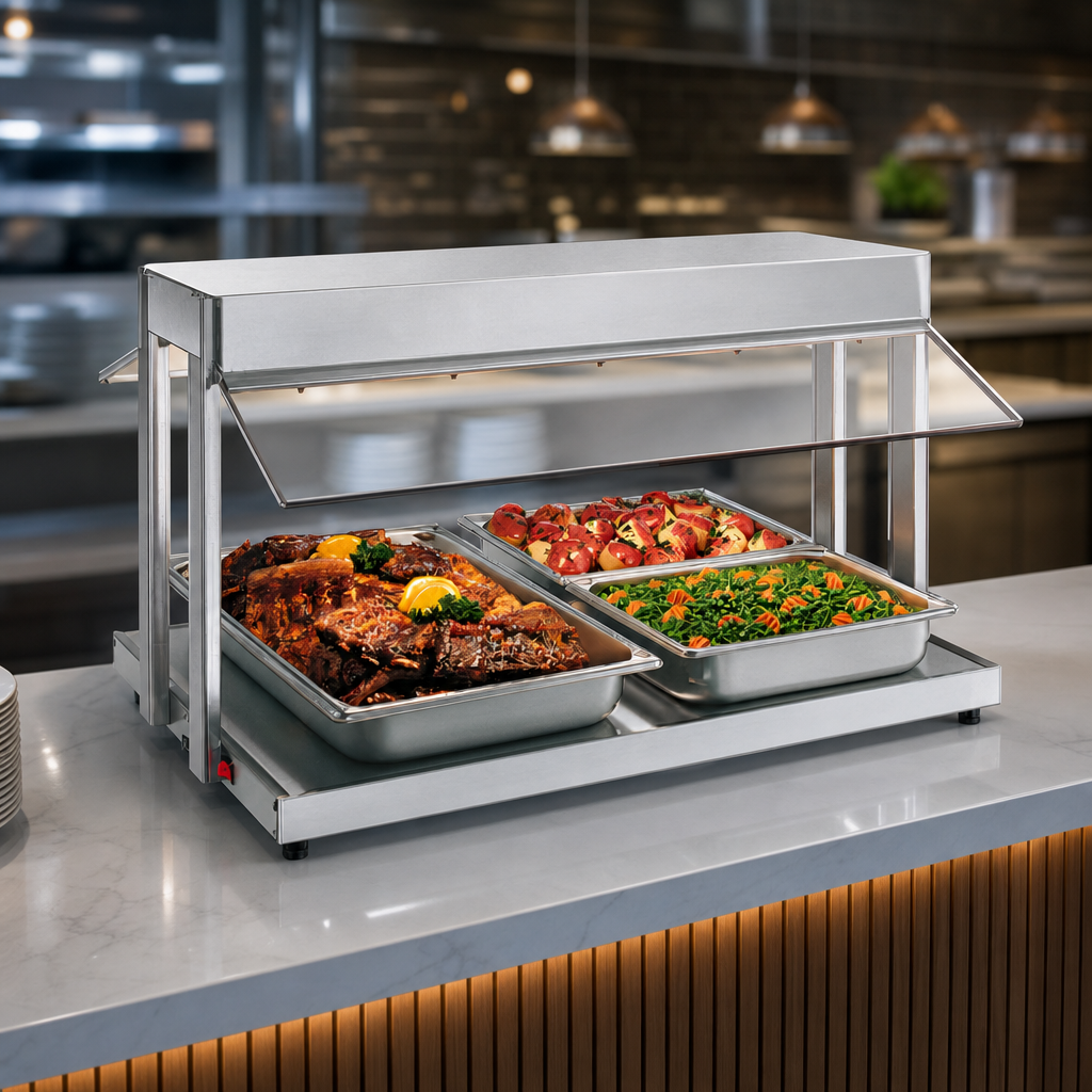 Buffet-Style Sneeze Guards