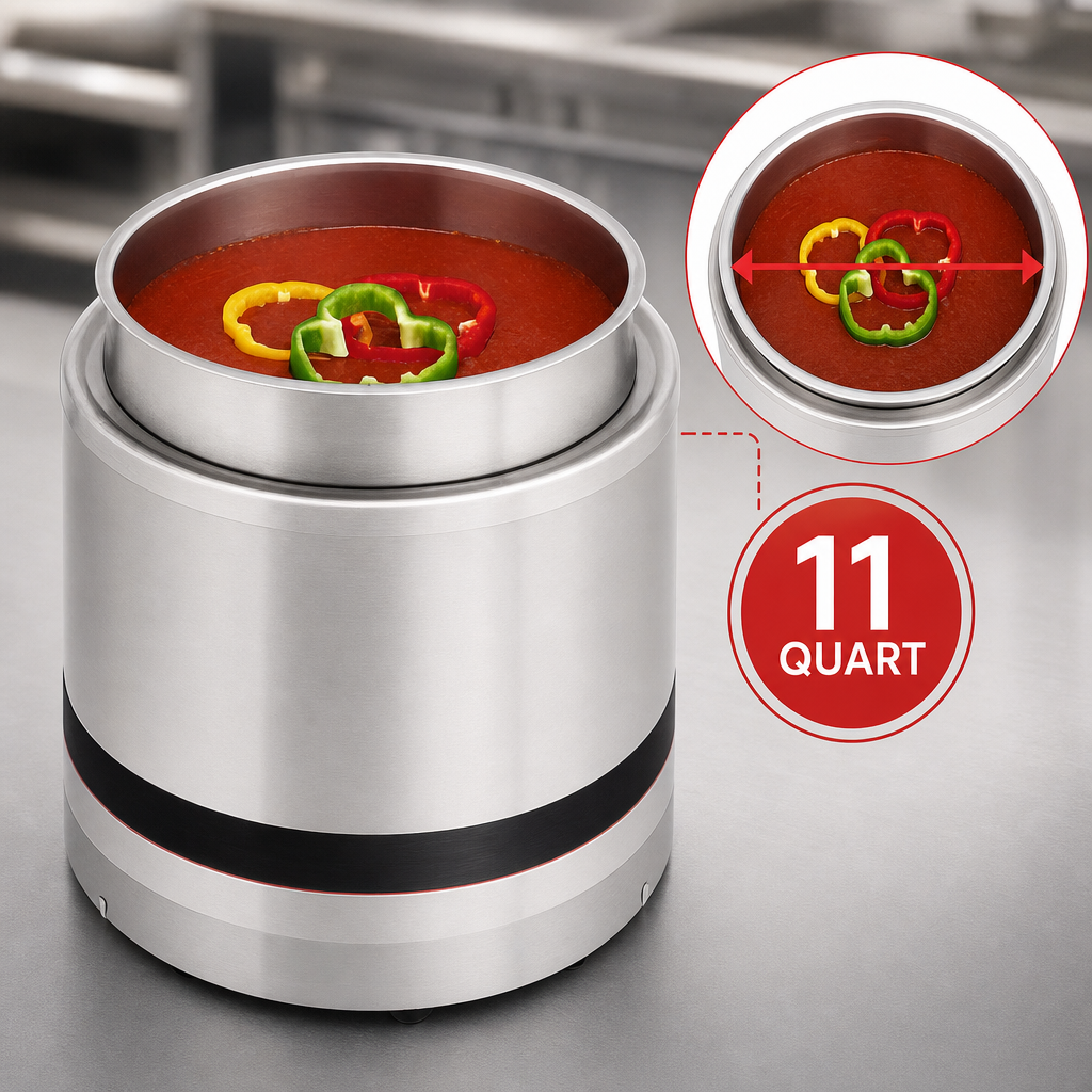 11-Quart Round Capacity