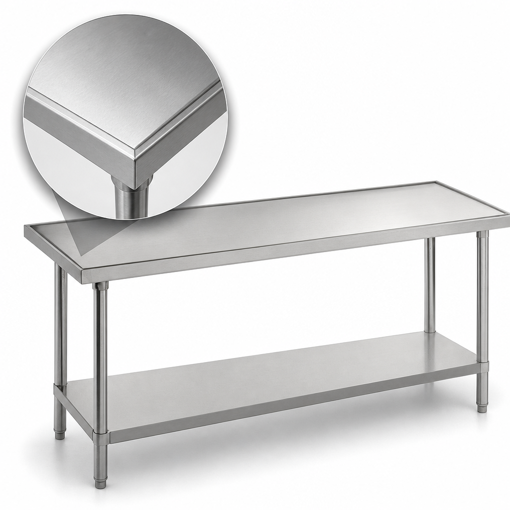 14-Gauge 304 Stainless Steel Top