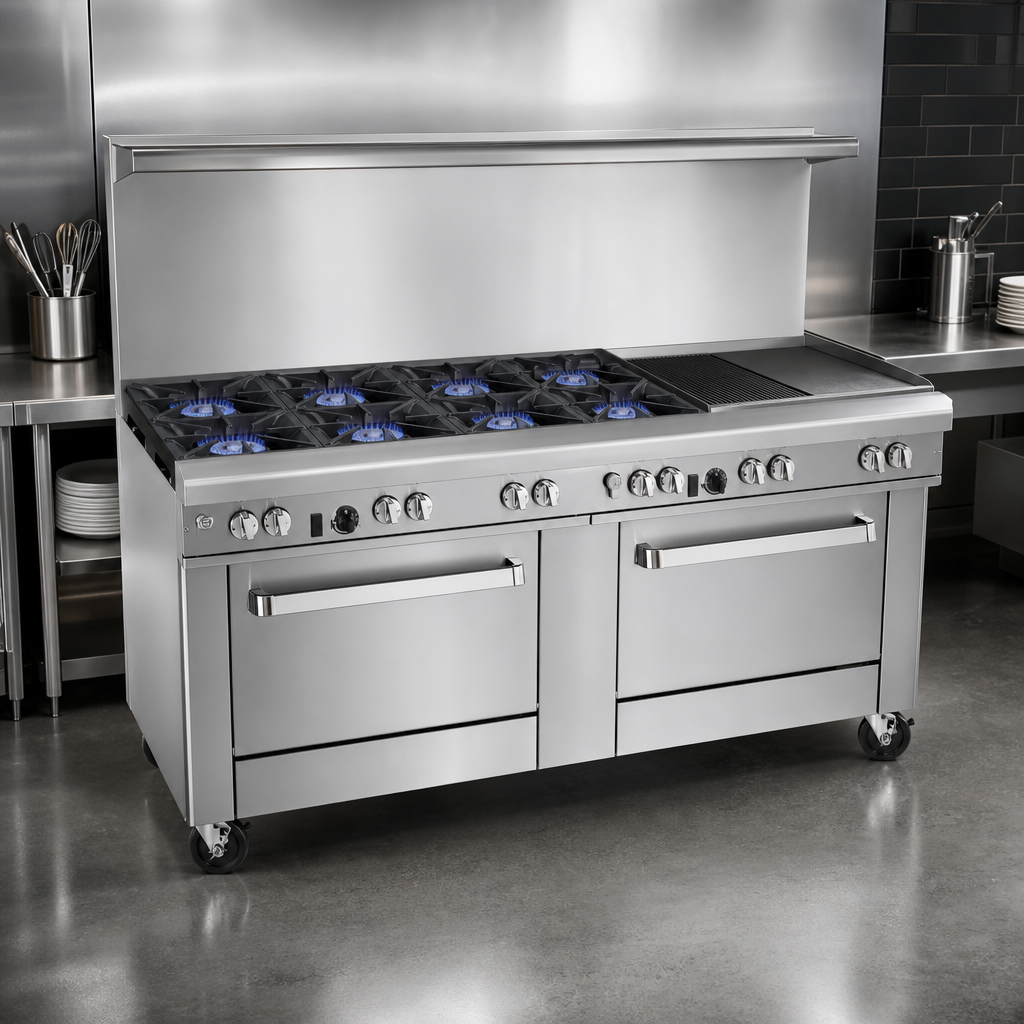 Six Non-Clog Burners
