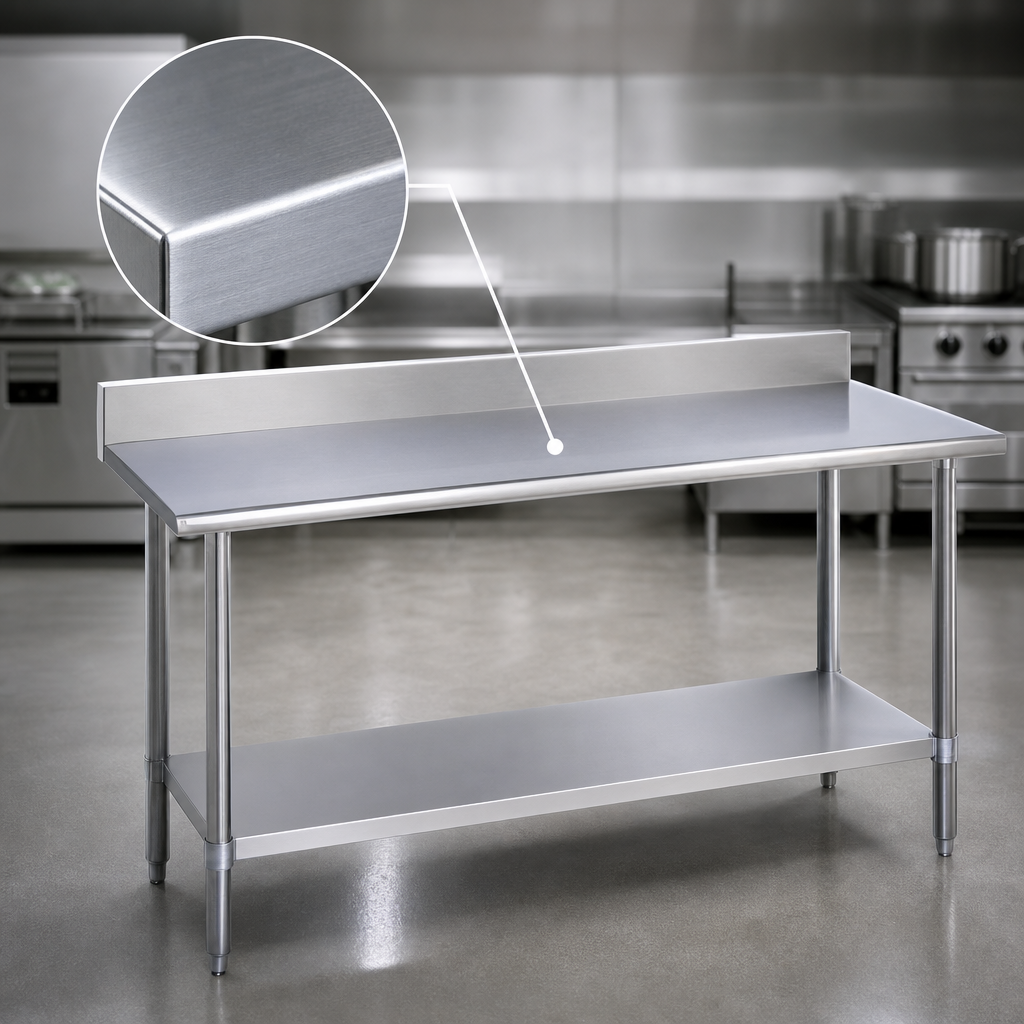 14-Gauge 300 Series Stainless Steel Top
