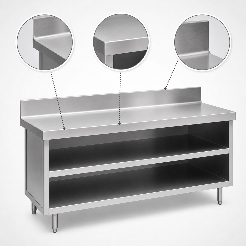 One-Piece Stainless Steel Top
