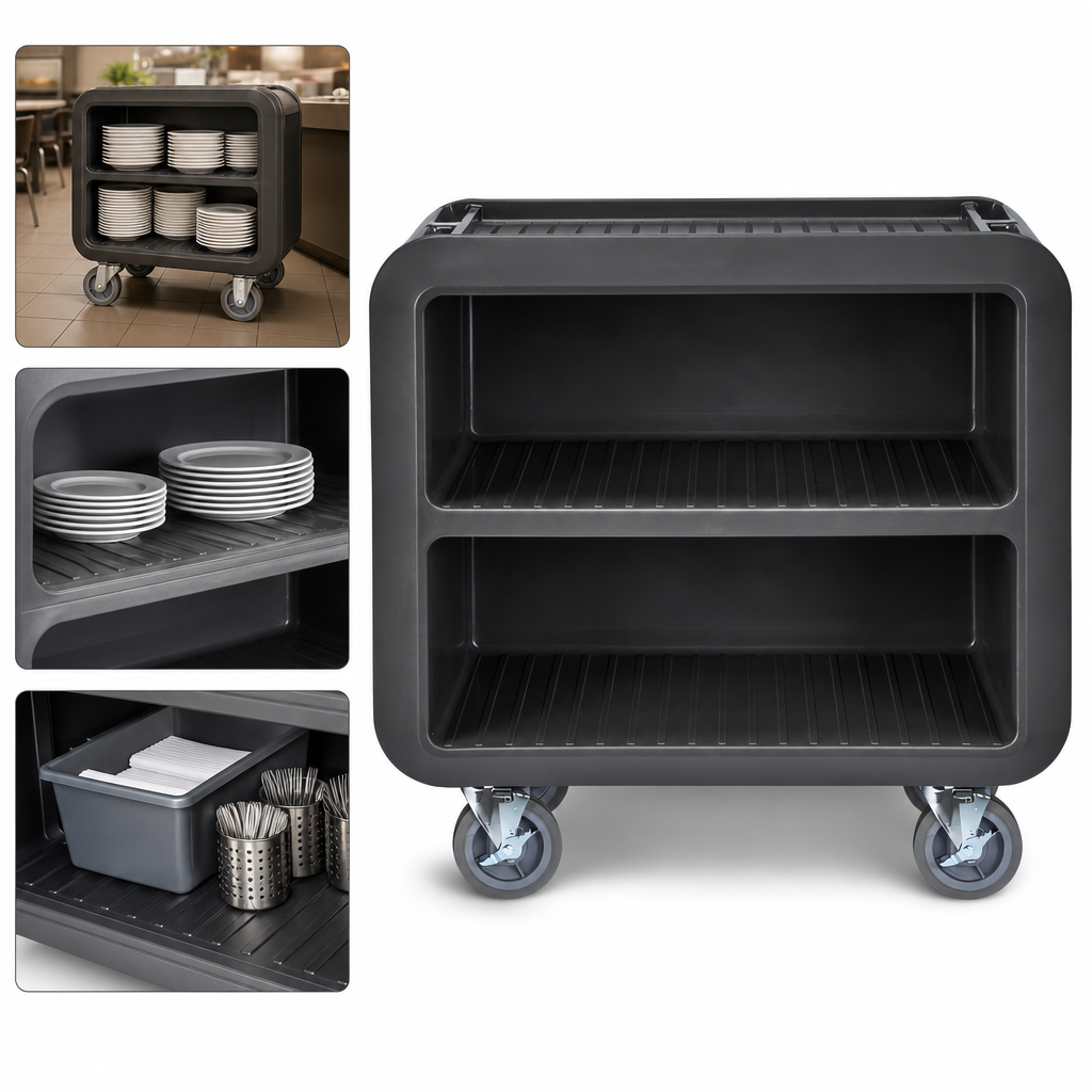 Three Ribbed Shelves
