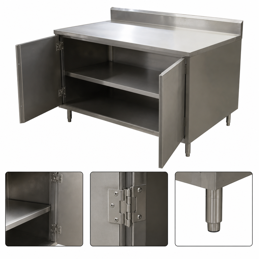 Cabinet Base with Hinged Doors