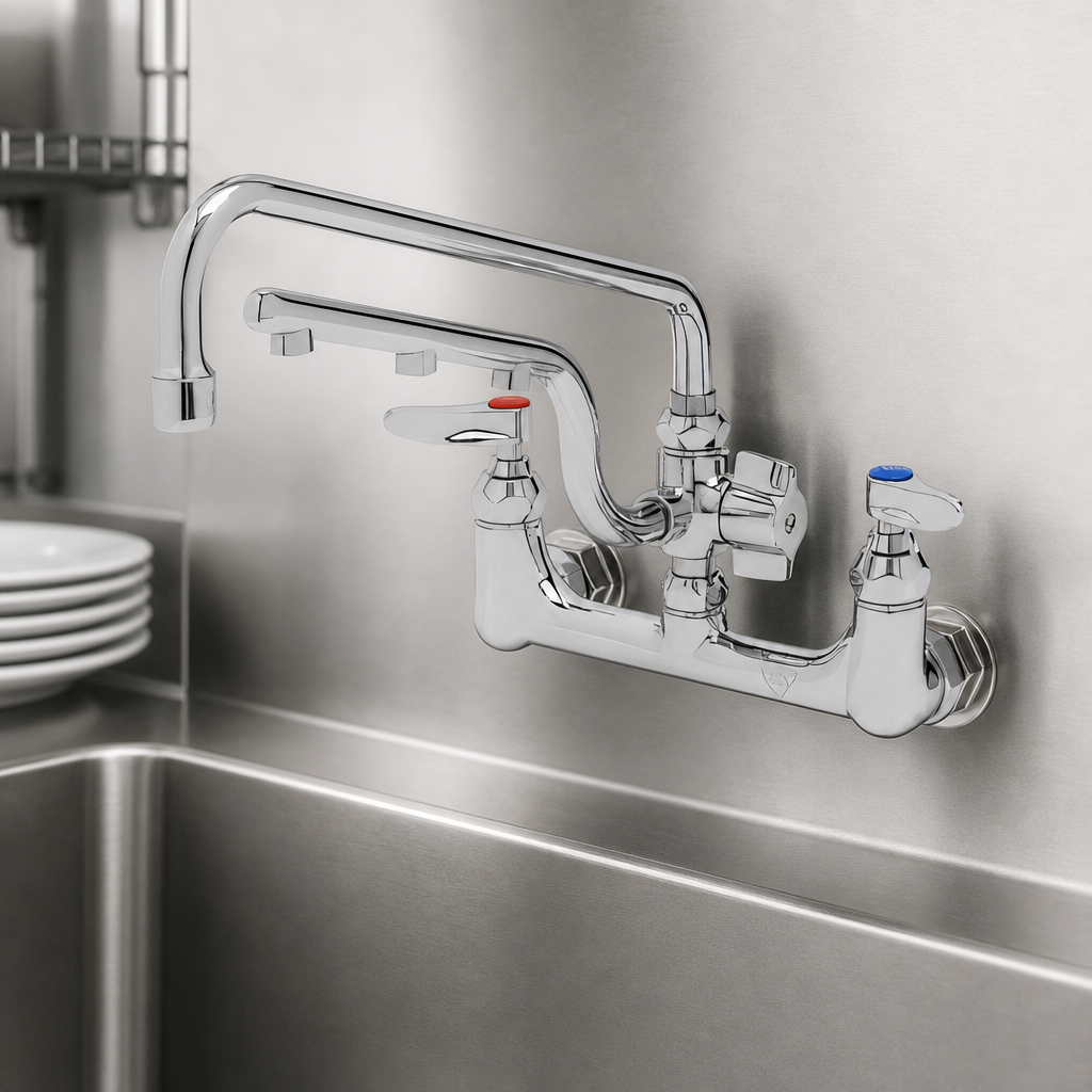 Wall-Mount Mixing Faucet