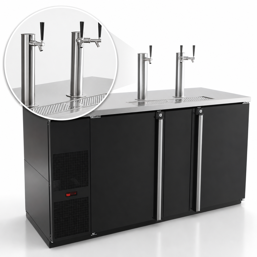 Dual 3-Inch Draft Towers