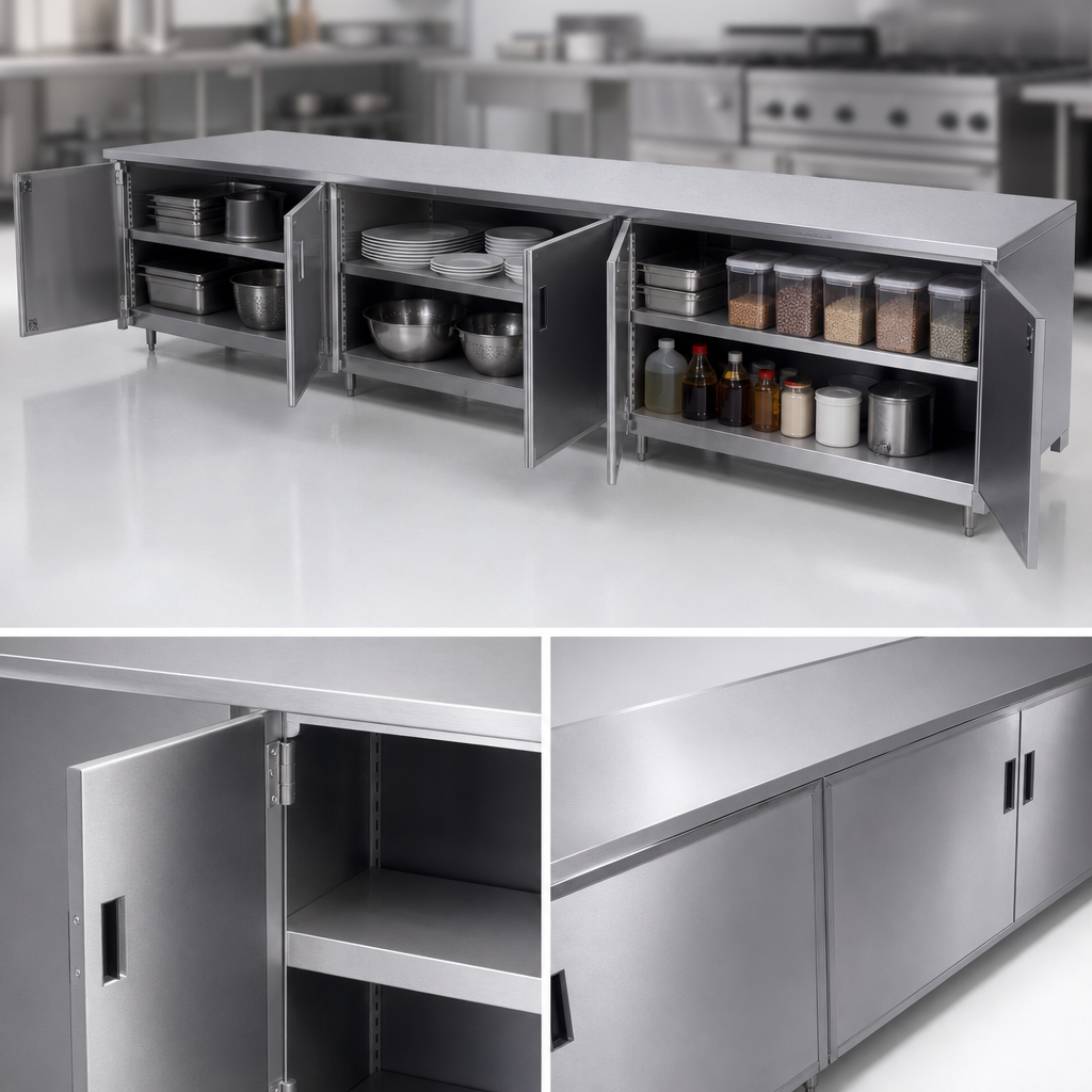 Cabinet Base with Hinged Doors