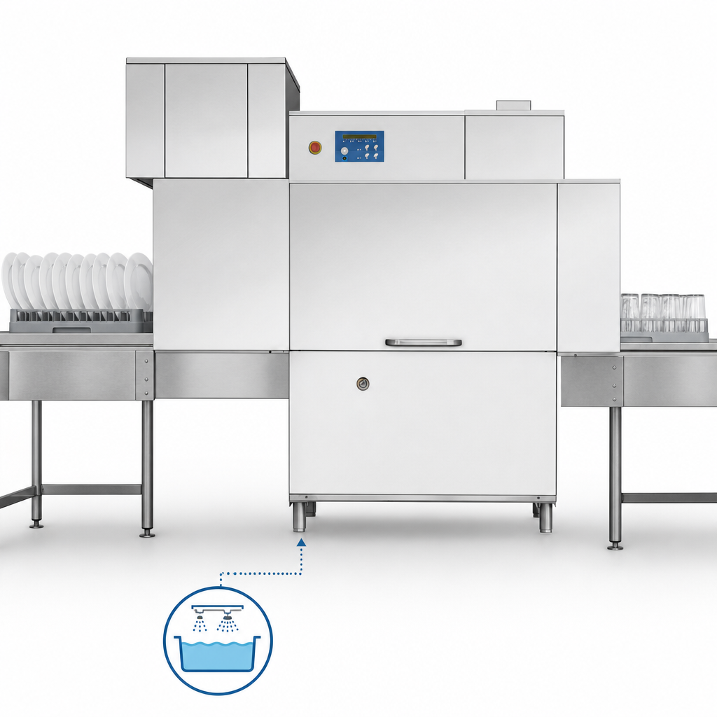 Single-Tank, No-Prewash Design